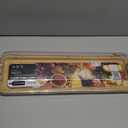 FARBERWARE Rectangular Build-a-Board Cutting Board with Single Compartment and Clear Locking Lid for Charcuterie, Snacks, and More, Bamboo