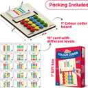 Smartivity Montessori Slide Puzzle I Color & Pattern Matching Toys for Kids 4 to 8 Years I Christmas, Birthday Gift for Boys & Girls I Preschool Educational Toy for 4, 5, 6, 7, 8 | Travel Friendly