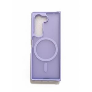 Samsung S24 Case | Magnetic Matte Design | Shockproof Slim Fit | Ring Camera Protection | MagSafe Compatible | Premium Crystal Hard Samsung S24 Cover Lavender Purple