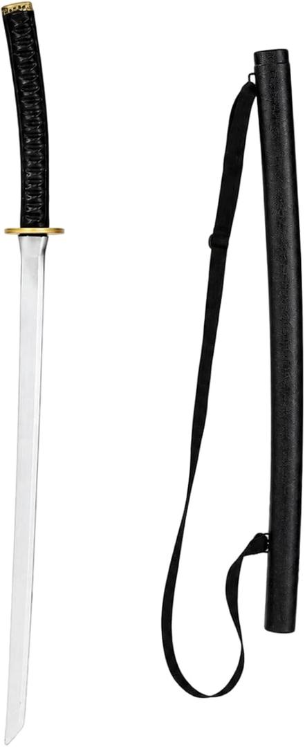 34.6" Fake Katana Prop, Halloween Costume Samurai Sword