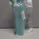 Opard Slim Pro Water Bottle 32oz, Plastic Water Bottle BPA-Free, Facetted Rubberized Grip-Texture Monocap, Leakproof Screw Top, Aqua Green, Reusable for Travel School Sport Gym Hiking (32oz-Soft-Touch Lid)