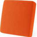 SUBRTEX Couch Slipcover RV Seater Slip Loveseat Stretch Durable Sofa Cushion Cover Spandex Elastic Furniture Protector for Settee Seat for Replacement in Livingroom, Small, Bright Orange