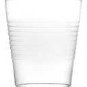K&C Clear Plastic Cups Bulk - 9 oz. (12/80 CT) - Disposable Plastic Drinkware, Perfect Clear Drinking Cup for Cold Drinks And Everyday Use