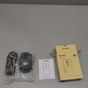 TECKNET Wireless Mouse (BT5.0/3.0 & 2.4G) Rechargeable 4800 DPI Silent USB A & Bluetooth Mouse 6 Buttons, Wide Compatibility - Grey