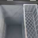 Midea MERC05C4BAWW Chest Freezer, 5.1 Cubic Feet Freezer With Removable Basket, Interior LED Light, Adjustable Temperature, For Kitchen Apartment Office, White