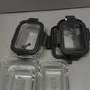 10-Pack Glass Food Storage Containers with Tempered Lids  Borosilicate, Airtight, Oven-Safe (-4F~950F), BPA-Free, 4.4 & 1.6 Cup, Leak-Proof, Dishwasher Safe (Gray)