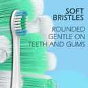 Replacement Brush Heads Sensitive Compatible with Philips Sonicare Toothbrush 1100 6500, Soft Toothbrush Heads for Sensitive Teeth Care, Standard, White - 12 Pack with Toothbrush Cover