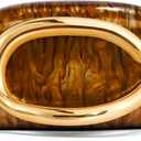 Clutch Purses for Women Formal, PU Leather/Marble Acrylic Evening Bags with Chain, Trendy Metal Handle Purses 2025