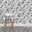 RoomMates RMK11235WP Neutral Watercolor Floral Peel and Stick Wallpaper 20.5 inches wide x 16.5 feet