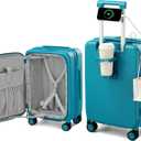 Hanke 20 Inch Expandable Carry On Luggage 22x14x9 Airline Approved, 20 Inch EXT