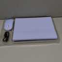 for iPad 9th / 8th / 7th Generation 10.2 inch & iPad Air 3rd Gen & iPad Pro 10.5 inch Case with 7 Color Backlit Keyboard - Built in Pencil Holder with Mouse (Purple)