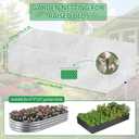 2 Pack Garden Netting for Raised Beds, 6x3FT Raised Bed Cover for Garden Protection, Ultra Fine Mesh Bird Netting Pest Barrier Screen with Drawstring for Protecting Vegetables Fruits Flowers