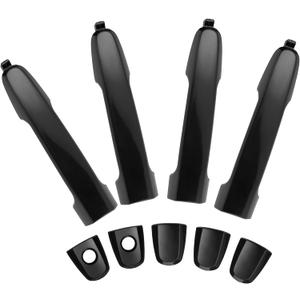 4Pcs Exterior Door Handles for Toyota Camry 2002-2006, Corolla Matrix 2003-2013, RAV4 2001-2012, Prius 04-09, Pontiac Vibe 2003-2010, Front & Rear Driver & Passenger Side Replaces# 81309 92894