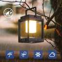 Solar Lantern Outdoor Table Lamp: Portable Hanging LED Lights - Waterproof Decorative Lights for Patio Camping
