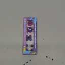 Cross D-Pad Button Caps Luminous Silicone Thumb Grips Set, ABXY Buttons Sticker Joystick Cover Caps Compatible with Nintendo Switch/OLED Controller (Gastly)