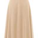 DRESSTELLS Women's Formal Dresses for Wedding Guest Prom Ruffle Sleeve Lace Maxi Dress Evening Gown 2026 (Large, Champagne)