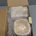 SUSTEAS Rotary Cheese Grater with Handle - Vegetable Shredder with 5 Well-designed Blades & Strong Suction Base,Round Mandoline Slicer & Food Chopper for Kitchen,with Blade Storage Box(Beige)