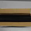 AggAuto Universal 40"x13" Car Grill Mesh - 100x33cm Aluminum Alloy Automotive Grille Insert Bumper 3x6mm Rhombic Hole, One of the Most Multifunctional Shape Grids Black