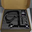 Wall Mount Faucet, Hurran Kitchen Faucet, 8 Inch Utility Sink Faucet with 2 Functions Sprayer, Commercial Kitchen Sink Faucet Dual Handles for Laundry Room Restaurant Compartment Sink (Chrome)