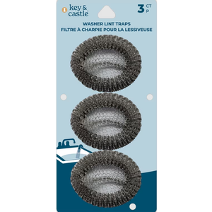 Stainless Steel Washing Machine Lint Traps: Washer Hose Lint Remover with Cable Ties 6