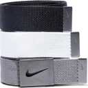 Nike Men's 3 Pack Web Belt