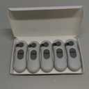 5-Pack Child Proof Refrigerator Lock with 3M Adhesive, Baby Child Safety Cabinet Locks, Kids Safety Fridge Locks for Oven Drawers Freezer Door Latches- Grey