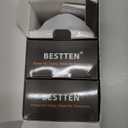 BESTTEN Super Slim Dimmer Light Switch, Quiet Rocker, Max 300W LED, CFL, 600W Incandescent, Single Pole or 3 Way Dimmable Switch with Screwless Wallplate, ETL Listed, 3 Pack, White