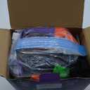 8FT Ghost Halloween Inflatable Decoration Blow Up Grim Reaper Hold Axe with Scary Pumpkin Face Inflate Spooky Ghost Build-in LED for Outdoor Party Garden Yard Lawn Decor