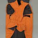 EMUST Dog Jackets for Winter, Cold Weather Coats for Dogs, Soft Winter Jackets for Dogs, Orange, L (Large(Pack of 1))