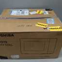 TOSHIBA Small Microwave Oven with 11 Power Levels, ChefDefrost, Sound On/Off & Eco Mode, 0.7 Cu Ft, 700W, Black, MM-EM07PA(BK)