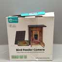 Birdfy Smart Bird Feeder with Camera, High-End Bamboo, Solar Powered, 2K HD Live Stream, Auto Capture Birds & Notify in Time, AI Recognition, Ideal Present for Bird-Watching&Learning