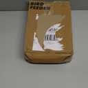 Kingsyard Recycled Plastic Suet Feeder, Tail Prop Suet Feeder for Outside Hanging, Sturdy & Durable, Great for Woodpecker & Clinging Birds, Green