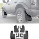 Mud Flaps for 2021-2025 2026 Ford Bronco 2/4-Door, No Drill Splash Guards Front & Rear Truck Mud Guards with Hardware Accessories Mudflaps Set 4pcs (NOT for Sport)