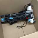 Amazon Basics Upright Bagless Vacuum Cleaner for Carpet and Hard Floors, Easy to Empty, Easy to Maneuver, Washable Filter, With Crevice and Upholstery Tools, Detachable Handle, Lightweight (8.4 lbs), 1.7L Dust Cup, 25ft Cord, Black/White