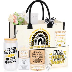 Teacher Appreciation Gifts for Women, Christmas Birthday Gifts for Best Teacher from Student, Graduation Thank You Gifts Basket for Women