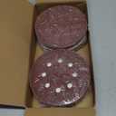 S SATC 72 PCS 5 Inch 8 Hole Hook and Loop Adhesive Sanding Discs Sandpaper for Random Orbital Sander 40 60 80 120 180 240 320 Grits