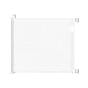 Retractable Baby Gate for Doorways and Stairs, Mesh Safety Gate for Pet, Indoor & Outdoor Use, One-Hand Operation, Easy Installation, 33.6" Tall, Expands to 71" WideWhite,33.6"x71"