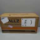 ALLZONE Corner Shower Caddy Tension Pole, Extendable Rustproof Stainless Steel Pole & 4-Tier Adjustable Shelves for Easy Drainage and Built-to-Last Stability, 34 to 116 Inch, Black