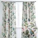 Maison d' Hermine Curtains for Living Room 100% Cotton 108 inch Length Two Panels Light Filtering Curtains for Bedroom Windows with Rod and Loop Pockets Drapes (Solstice Beige, 50" W x 108" L)