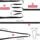 2 x Heavy-Duty 19ft Tow Strap for Snowmobile, Tow Strap with Hook Quick Hook Up for Sled, Skidoo, ATV - Emergency Gift with Storage Bag
