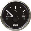 Kus Pointer Water Tank Level Gauge Meter Indicator 0-190ohm Signal for Boat RV Motorhome Truck with Backlight 12V 24V 52mm(2")