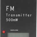 Digital FM Transmitter Module, 2000M 500mW FM Stereo Transmitter with LCD Screen, Stereo Sound, 3.5mm Connector, USB C Port, for Small FM Radio Station