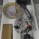 Touch Control Table Lamp with 2 USB Charging Ports, 3-Way Dimmable Bedside Nightstand Lamps, Amber Glass Shade Vintage Rural Leaf Lamp for Living Room, Bedroom, Dresser, LED Bulb Included (Bronze)