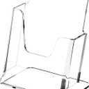 Acrylic Brochure Holder 6X8 Inches Clear Acrylic Flyer Holder Brochure Holder Sign Holder Pamphlet Holder Menu Holder Display Stand 1 Pack For Weddings Offices Exhibition Restaurants Hotel Etc