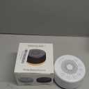 Sound Machine Easysleep White Noise Machine with 25 Soothing Sounds and Night Lights with Memory Function 32 Levels of Volume and 5 Sleep Timer Powered by AC or USB for Sleeping Relaxation (White)