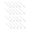 FRCOLOR 60pcs Nose Hair Remover Tool Disposable Wax Stick Facial Hair Removal Wax Applicator Pad