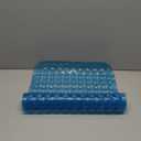 Yimobra Non Slip Bath Mat, Super Strong Suction Cups,34.5"x15.5"Long Tub Mat with Drain Holes, Machine Washable Fast Draining Shower Mats, Bathroom Essentials,Clear Blue