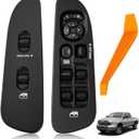 Power Window Switch with Bezel (Driver & Passenger Side) Fit for Dodge Ram 1500/2500/3500 (2002-2008), Dakota (2001-2004), Durango (2001-2003), Replaces 68171680AA, 56007695AB
