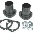 Hedman Collector Reducer, 2.5 in Inlet/Outlet, 3 Bolt Flange, Gaskets, Steel, Natural, Each