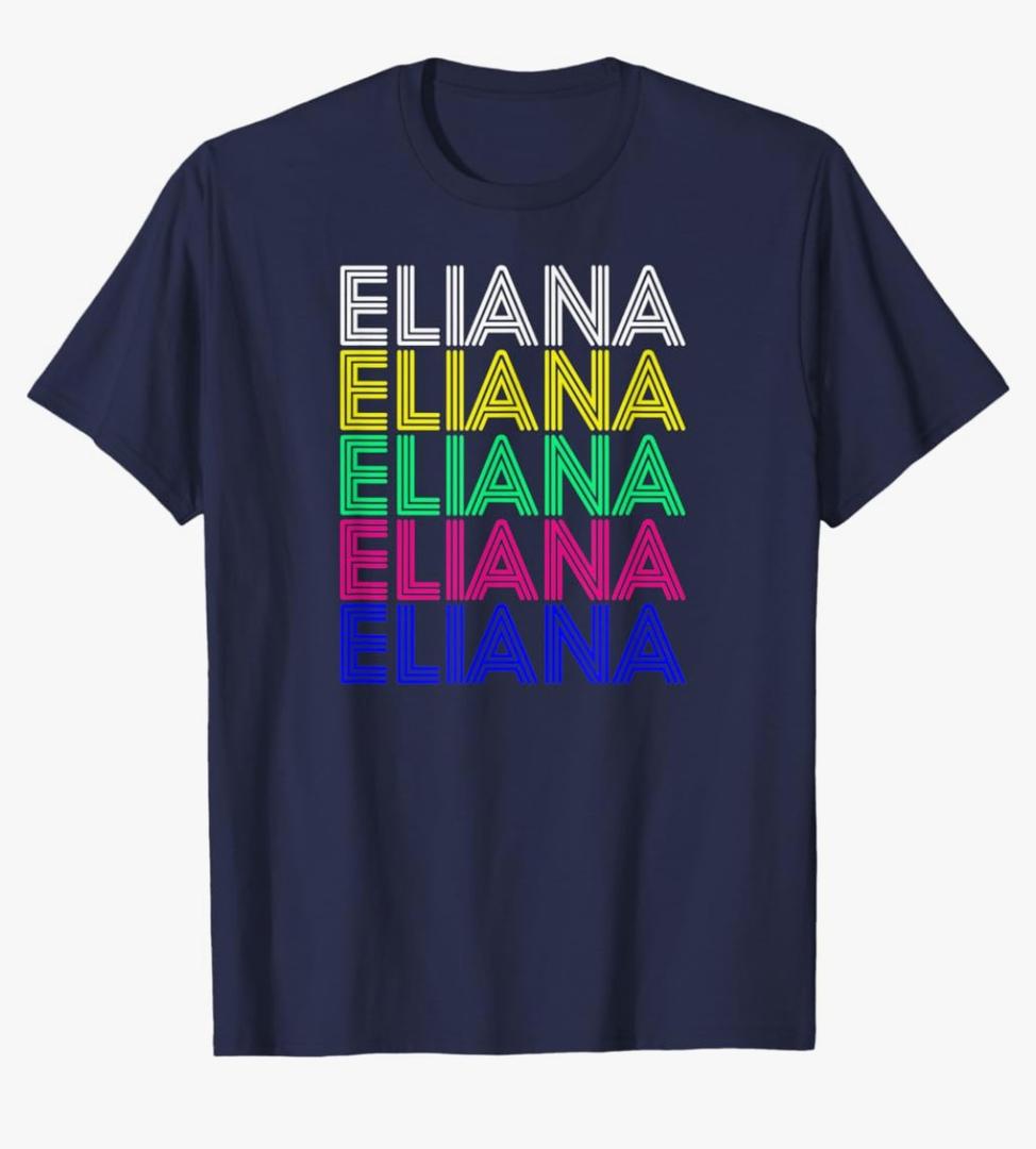 Personalized First Name Retro Vintage Style T-Shirt,2XL